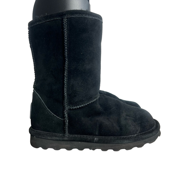 BearPaw Ellie Short Women's Black Boot Size 6 #985